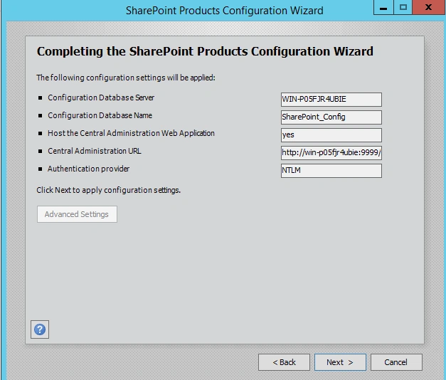 Installation Of SharePoint 2016 Server