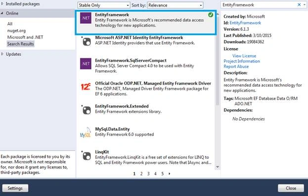 Entity Framework