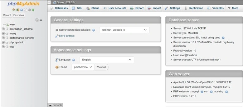 Php my admin-