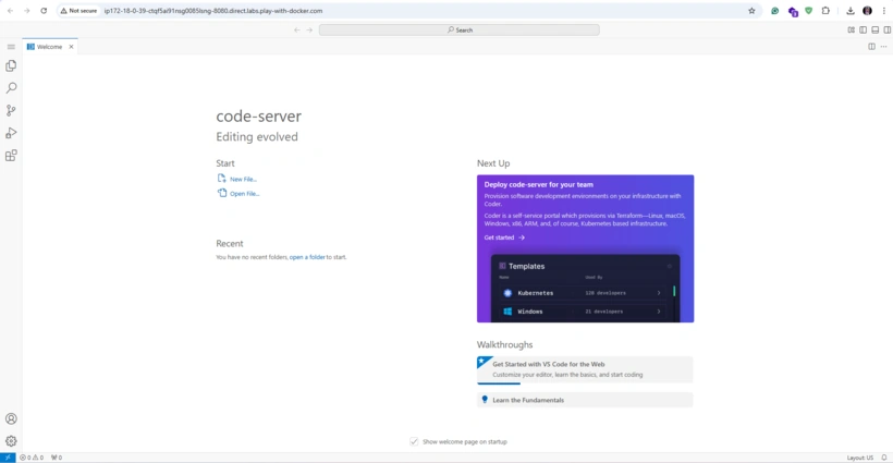 /Visual studio code on Docker