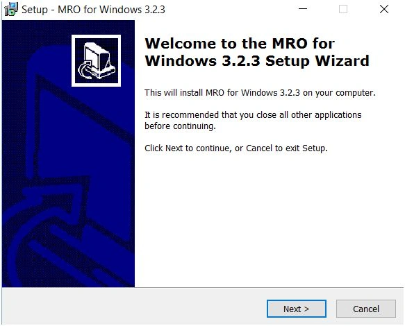 Microsoft R Open installer