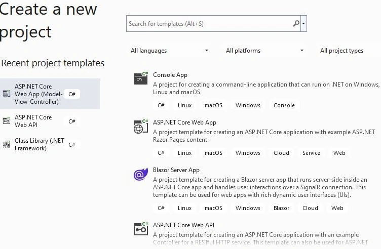 Installing Entity Framework Core