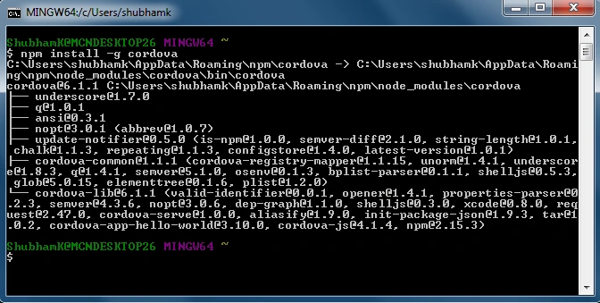 install