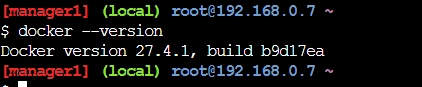 Docker Version number