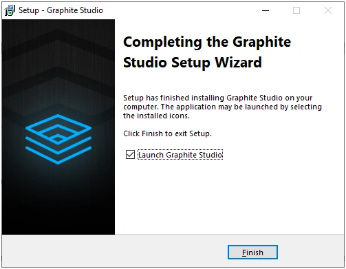 GraphiteStudio-CompletingSetup-LaunchStudio