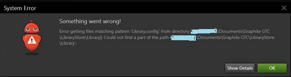 GraphiteStudio-CreateAppError