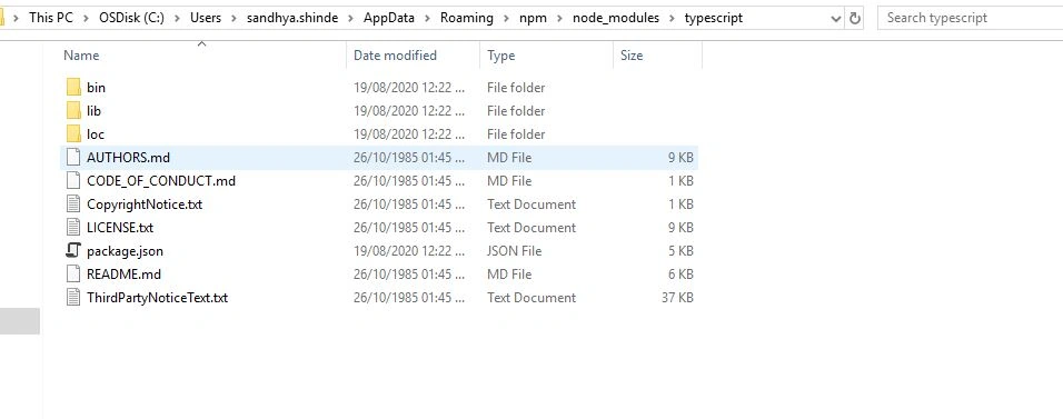 Installing Node.js And Typescript And Creating First Typescript Program And Component In Angular