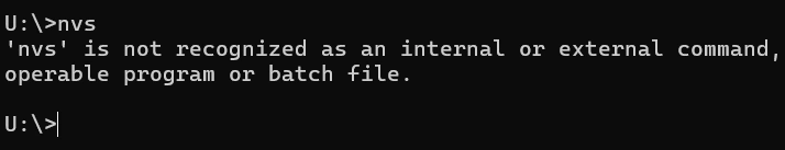 Check NVS in system