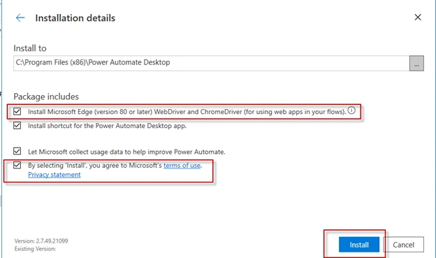 Installing Power Automate Desktop