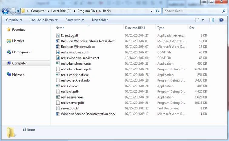Installing Redis Cache On Windows
