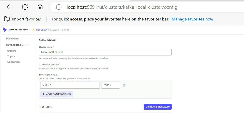 Kafka cluster