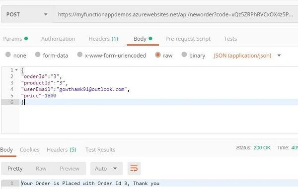 Integrate Azure Blob in Azure Functions