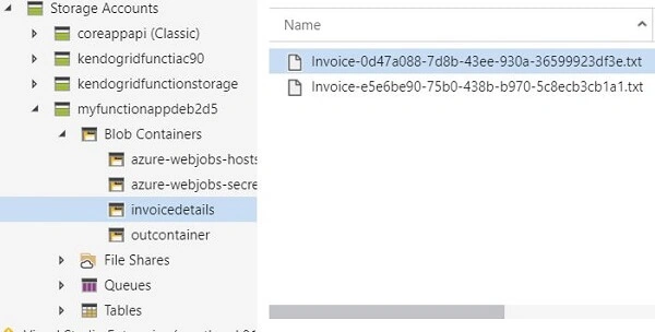 Integrate Azure Blob in Azure Functions
