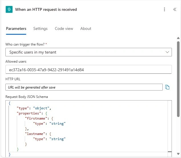 Parameter HTTP