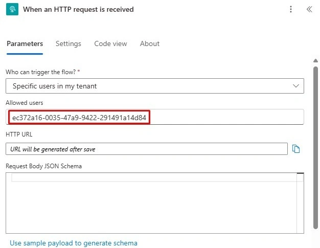 Paste the Object ID