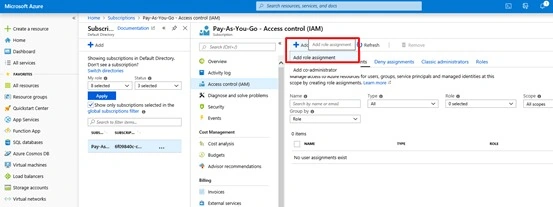 Add role assignment