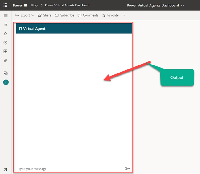 Integrate Power Virtual Agents Chat Bot With Power BI Dashboard