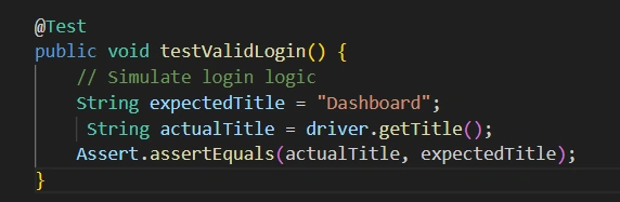 Test method