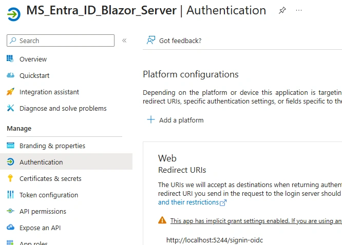 Entra ID Registrattion