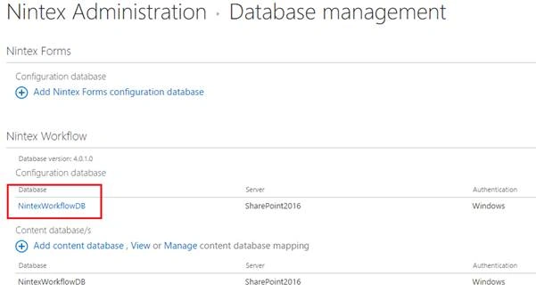 Database Name