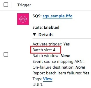 Lambda Trigger Configuration