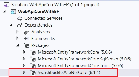Integrating Swagger With Web API .NET Core Using Entity Framework