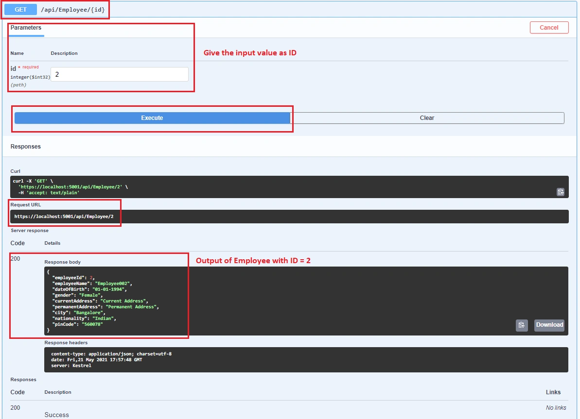 Integrating Swagger With Web API .NET Core Using Entity Framework