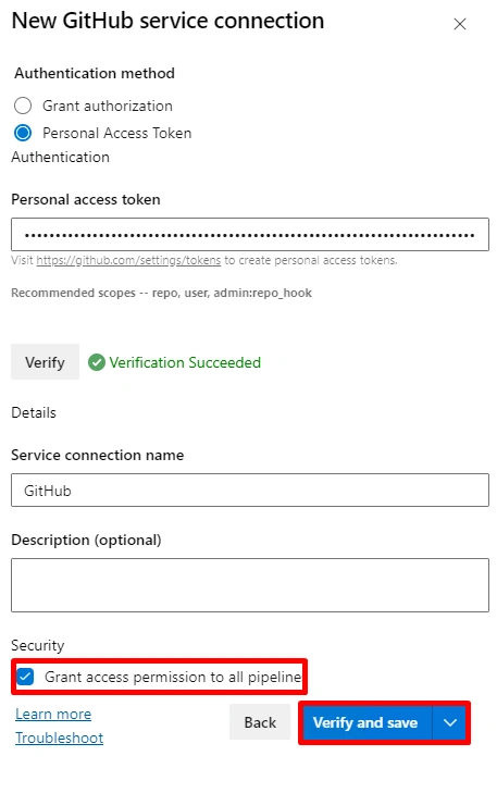 Grant access permission
