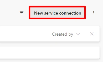 New service connection