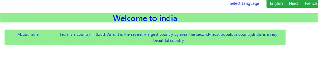 Internationalization In ReactJS Application Using i18Next