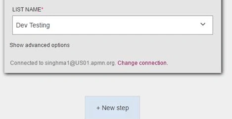 new step