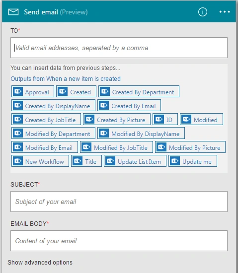 Send email