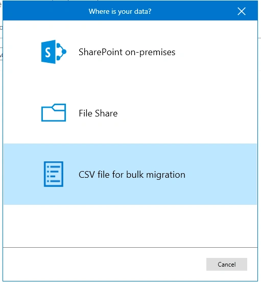 SharePoint Migration Tool