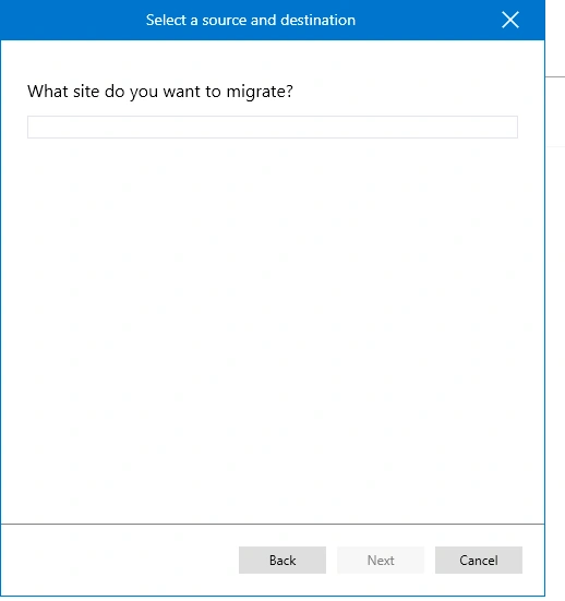 SharePoint Migration Tool