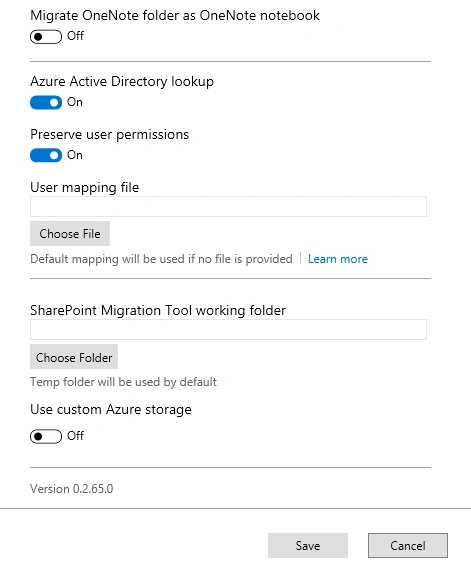 SharePoint Migration Tool