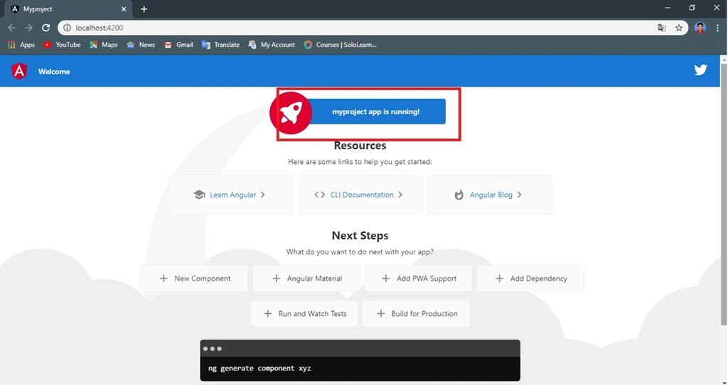 Angular Development Environment