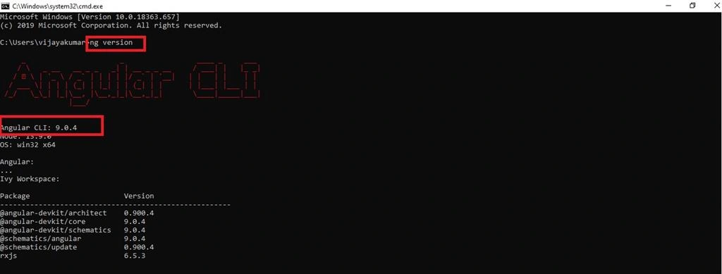 Angular Development Environment