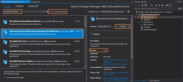 Azure Durable Functions 
