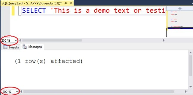 SQL Server Management Studio
