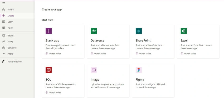 Create option
