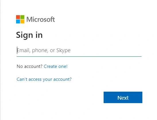 Sign in