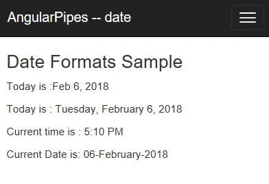Angular Pipes