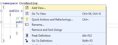 ASP.NET Core Routing