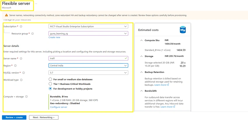 Microsoft Azure- Introduction to Azure Database for MySQL