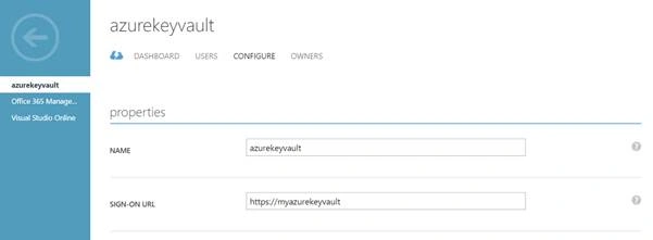 applications configuration