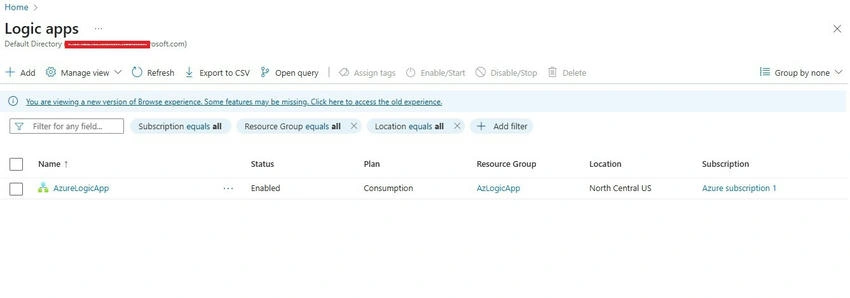 Azure Logic App