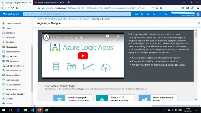 Logic Apps designer