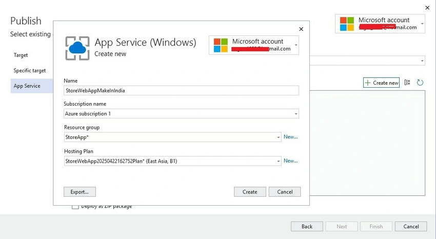 Create a new instance