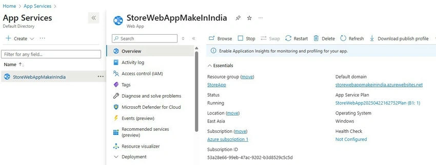 Manage deployment