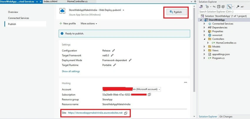Web App instance